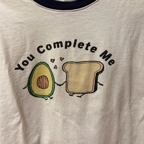 Forever 21 crop tshirt avacado & toast logo size M - Picture 2 of 9